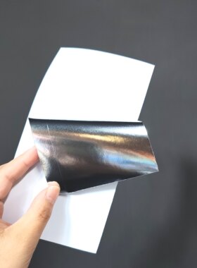 银底覆膜白色贴纸打底纸