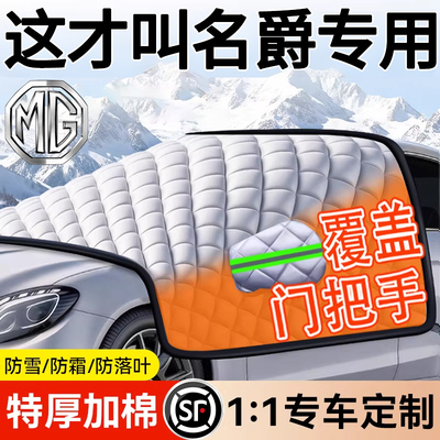 【覆盖门把手】防霜冻车罩