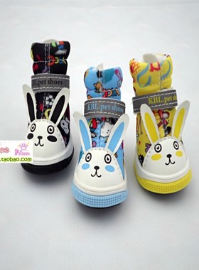 狗狗鞋子夜光反光鞋子春夏秋冬宠物鞋泰迪比熊博美防滑耐磨鞋狗鞋