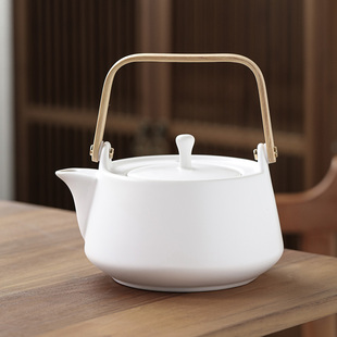 围炉煮茶壶电陶炉煮茶器套装 君器中式 白泥壶烧水壶养生壶泡茶专用