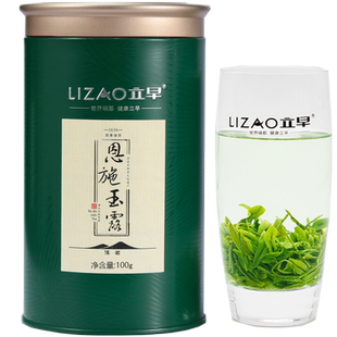 湖北恩施玉露茶叶特级2025新茶明前春茶蒸青含硒绿茶100g包装罐装