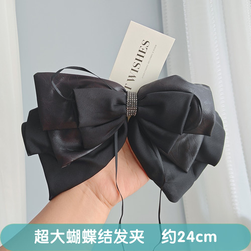 超大号高级感蝴蝶结发夹