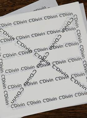18cmC′Divin英文字母蛋糕油纸垫