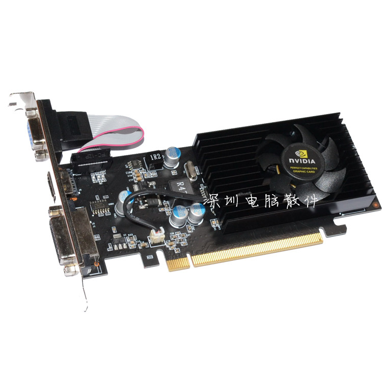 È«ÐÂÔ×°GT210 1GË«ÆÁ¸ßÇå»ÝÆÕÁªÏëС»úÏäÏÔ¿¨°ë¸ßµ¶¿¨PCI-EÏÔ¿¨