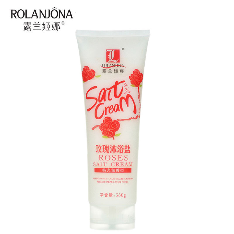 露兰姬娜玫瑰沐浴盐 保湿 去死皮角质 改善粉刺毛孔粗大干燥