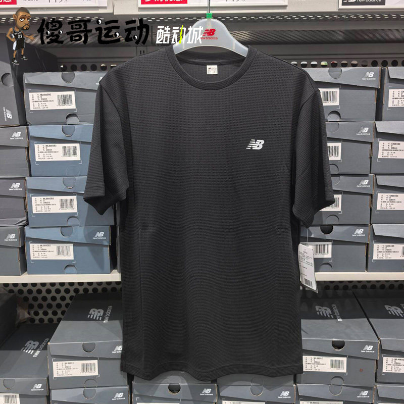 New Balance NB 男子运动休闲速干透气百搭舒适短袖T恤 MT6100FR图片