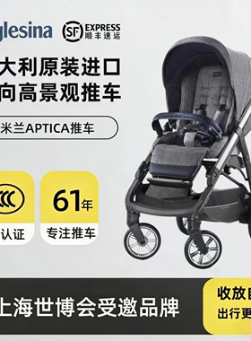 Inglesina英吉利那进口婴儿推车双向高景观轻便易折叠米兰Aptica
