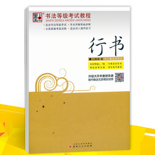 墨点字帖书法等级考试教程行书刘青春著初学者成人硬笔钢笔书法练字帖含临摹纸/透明纸