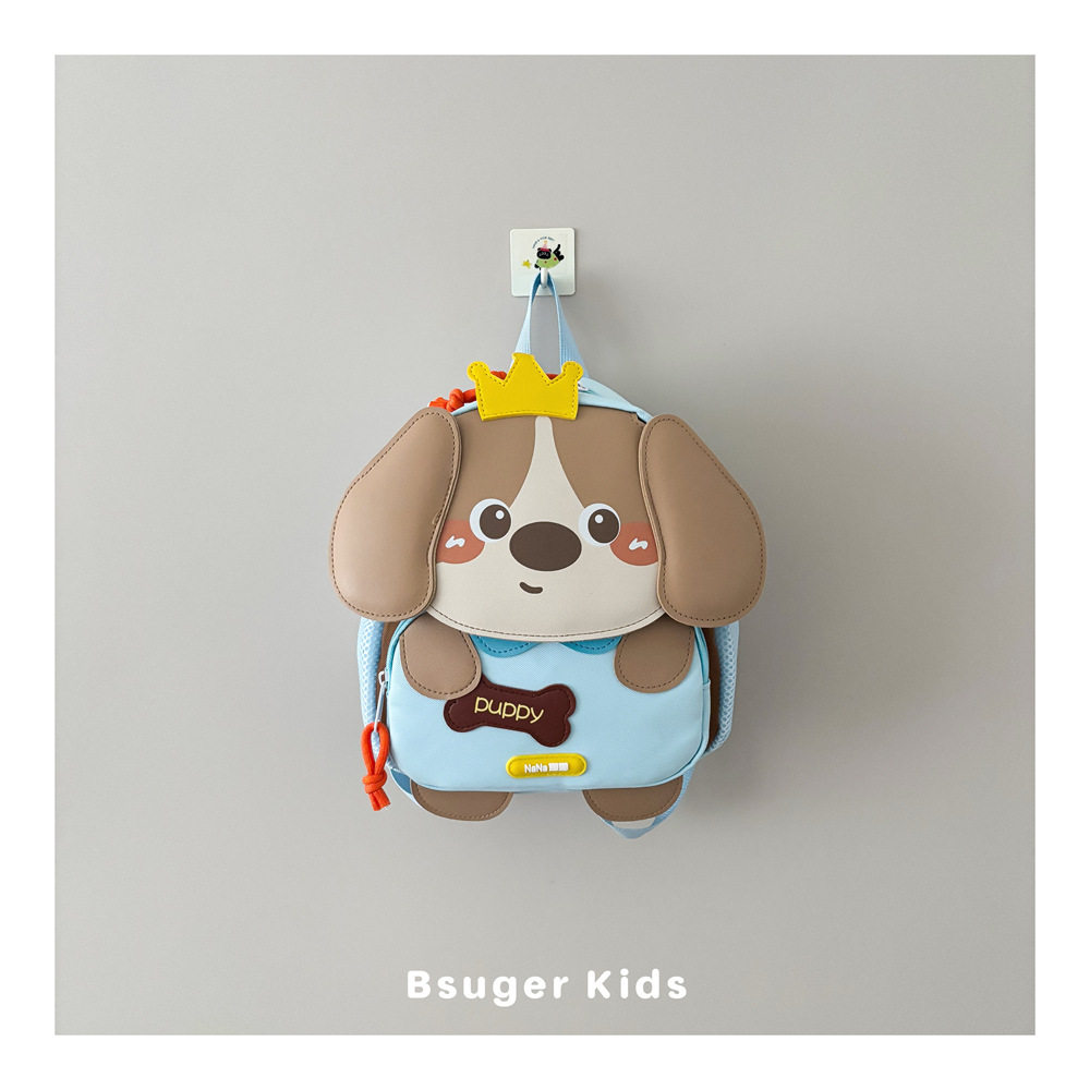 立体皇冠狗儿童双肩包卡通可爱幼包包