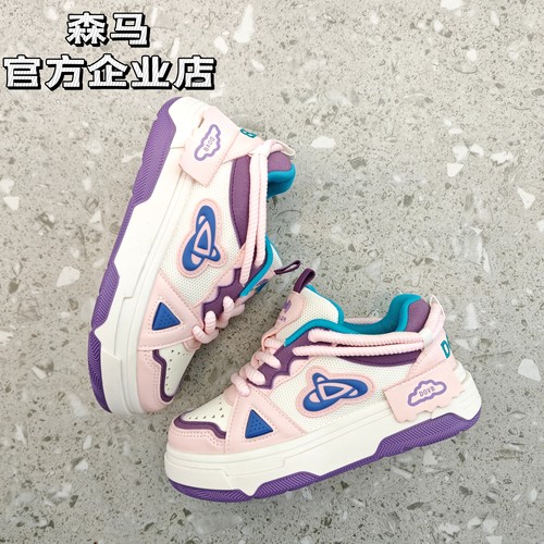 森马学院风设计感厚底女鞋