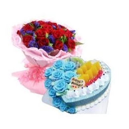 天台县大路杨村赤城始丰福溪街白鹤镇蛋糕店鲜花店配送生日蛋糕