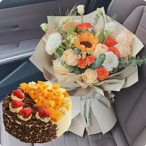 北京西城区阜成门新街口宣武门牛街前门玫瑰花生日蛋糕鲜花店女神