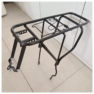 儿童自行车后座架山地车可载人后自行车后货架折叠车尾架后衣架