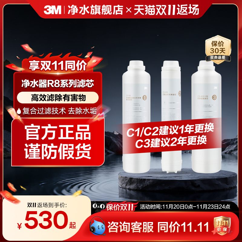 3M净水器滤芯纯水机R8适配滤芯