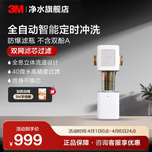 3M前置过滤器家用全自动反冲洗全铜免换芯F41WA 双网滤芯