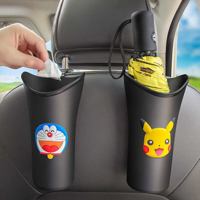 雨伞置物箱车载垃圾桶收纳后排