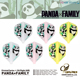 Fit Flight 日本原装 Family COSMO Panda 飞镖翼镖叶镖尾 正品