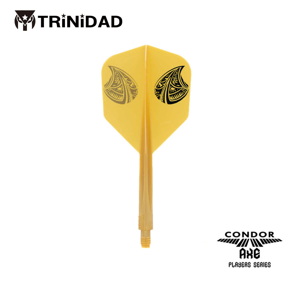 日本原装CONDOR千里达寒战金色三个装小方形硬飞镖翼一体叶