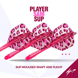 新款九牌CALIBURN马毅同款NO.6三支一体飞镖翼超耐用防追尾高韧性