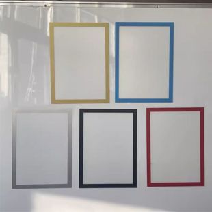 A4磁力框单层A5磨砂透明文件A3展示框办公磁性A6吸墙墙贴卡K士