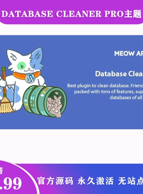 Database Cleaner Pro 汉化中文版数据库清理优化WordPress插件