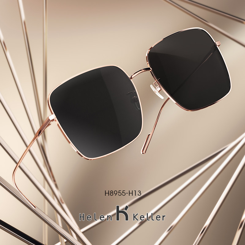 海伦凯勒大框太阳镜男女韩版潮流方形墨镜防紫外线偏光镜偏光墨镜,ZIPPO/瑞士军刀/眼镜,太阳眼镜,淘宝优惠券,粉丝福利购,淘宝优惠卷