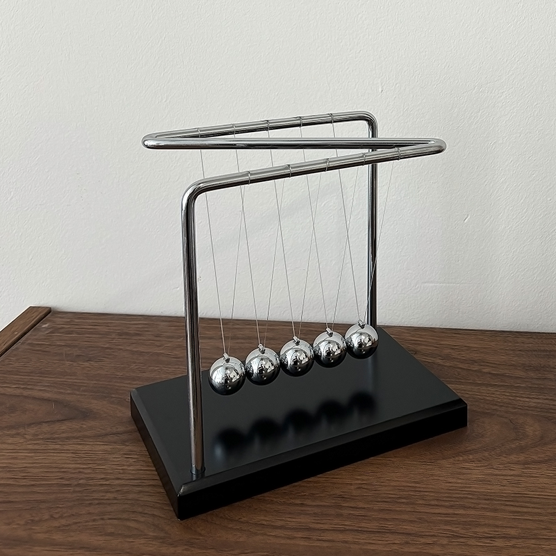 牛顿摆球撞球非永动仪情绪稳定解压治愈系礼物客厅书房办公室摆件