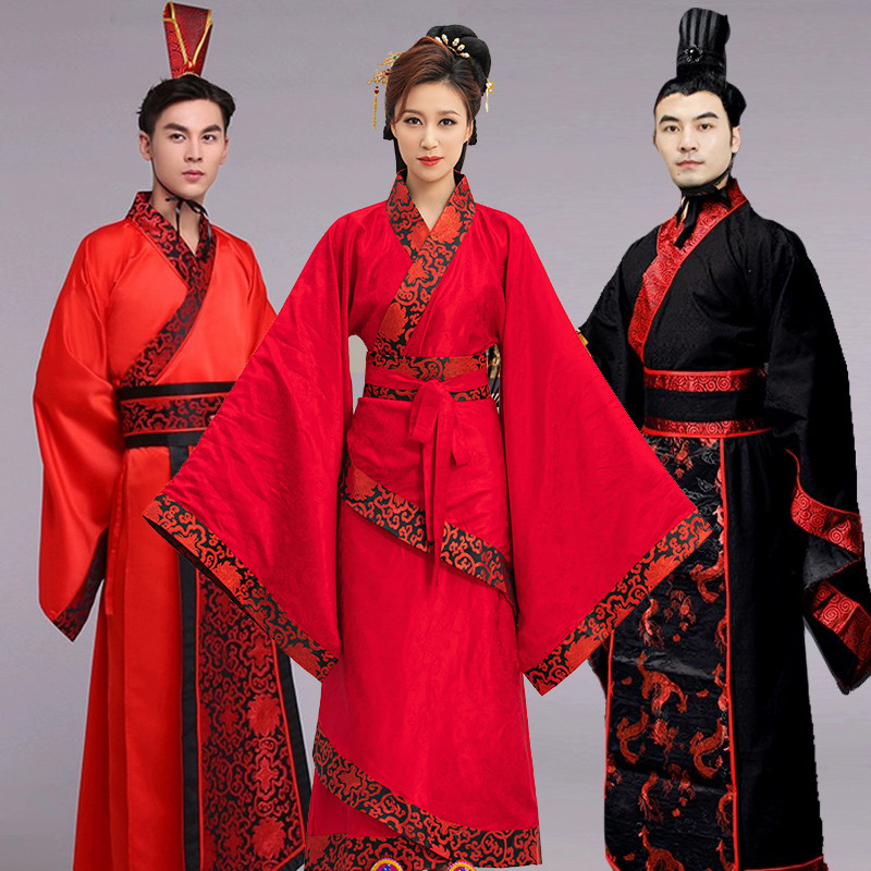 新款古代唐装男士古装新郎礼服中式结婚礼服套装古代服装汉服婚服