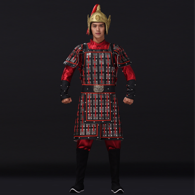 风格汇美盔甲皮革演出古装