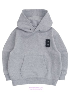 been韩国直邮代购2024秋春儿童休闲连帽套头长袖卫衣童装100-145