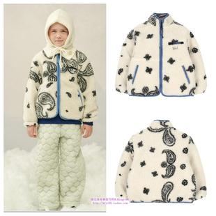 100 外套童装 165 2024秋冬儿童象牙白拉链休闲长袖 been韩国代购