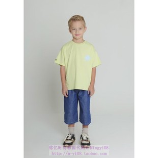 100 休闲圆领T恤上衣童装 130 2023春夏儿童苹果绿短袖 been韩国代购