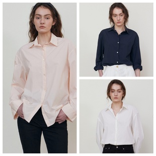 长袖 韩国step 宽松休闲百搭衬衫 2025春秋女装 上衣 around直邮代购