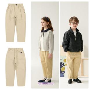 100 童装 165 2025春秋男女儿童中大童米色休闲裤 been韩国直邮代购