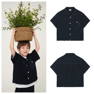2025春夏儿童百搭时尚 100 短袖 上衣童装 165 衬衫 been韩国直邮代购