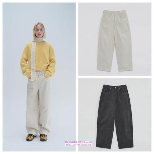 23秋灯芯绒东大门新款直筒裤百搭