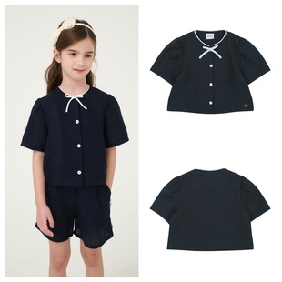 2025春夏儿童泡泡袖 100 短袖 上衣童装 165 衬衫 been韩国直邮代购