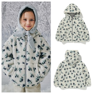 100 外套童装 165 2025秋冬男女儿童轻盈柔软连帽长袖 been韩国代购