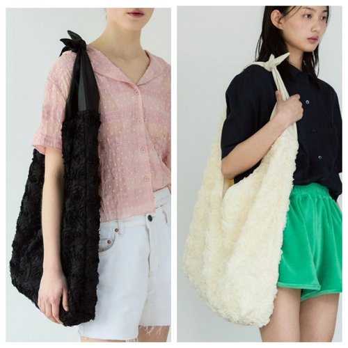 韩国sienne直邮代购2024女包大容量简约时尚百搭玫瑰花朵单肩包包