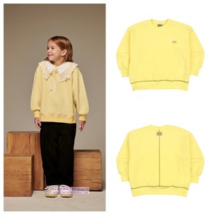 100 T恤童装 165 2023秋春儿童黄色圆领套头休闲长袖 been韩国代购