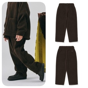 100 童装 165 2025秋冬男女儿童棕色灯芯绒长裤 been韩国直邮代购