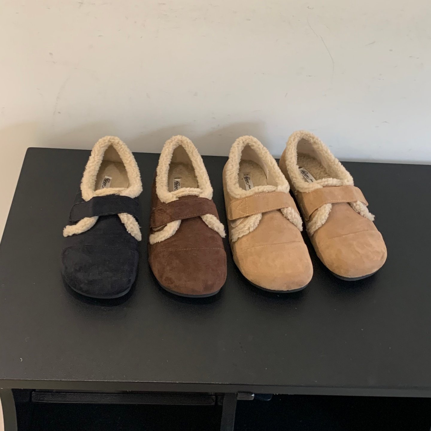 法式复古加绒勃肯鞋女单鞋2024新款羊羔毛软底豆豆鞋温柔乐福棉鞋,女鞋,深口单鞋,淘宝优惠券,粉丝福利购,淘宝优惠卷