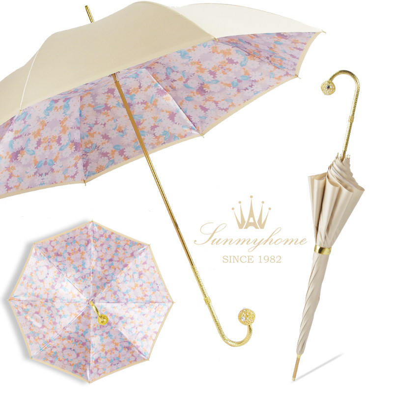 SUNMYHOME满天星碎花复古晴雨伞