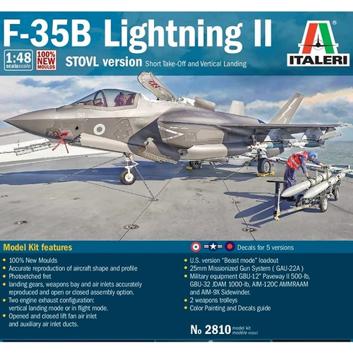 ① Италия IT2810 1/48 F-35B Модель сборки Lightning II