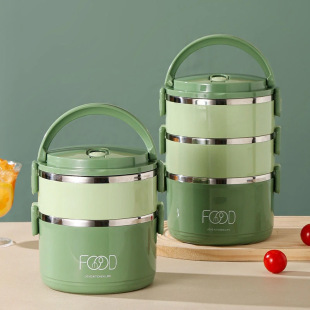 不锈钢保温饭盒多层保温饭盒碗带饭桶上班族便当盒汤饭碗学生材质