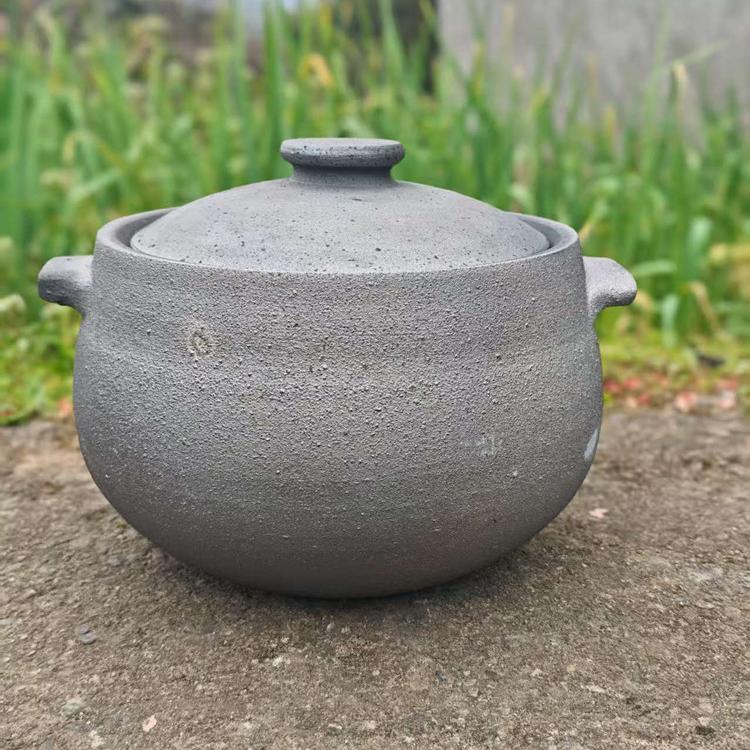 老式无釉熬中药砂锅土砂锅大