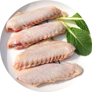 大鸭翅中新鲜冷冻鸭中翅鸭头鸭脖鸭掌鸭货生鲜鸭翅膀肉鸭中翅4斤