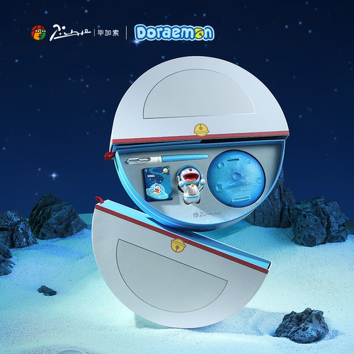 正品毕加索多啦A梦星球礼品套装