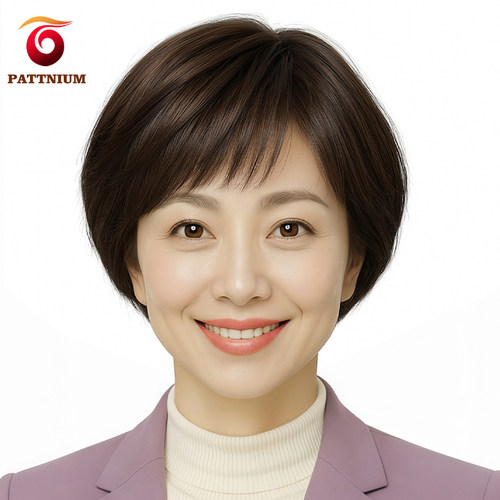 全手织无痕递针真人发丝自然