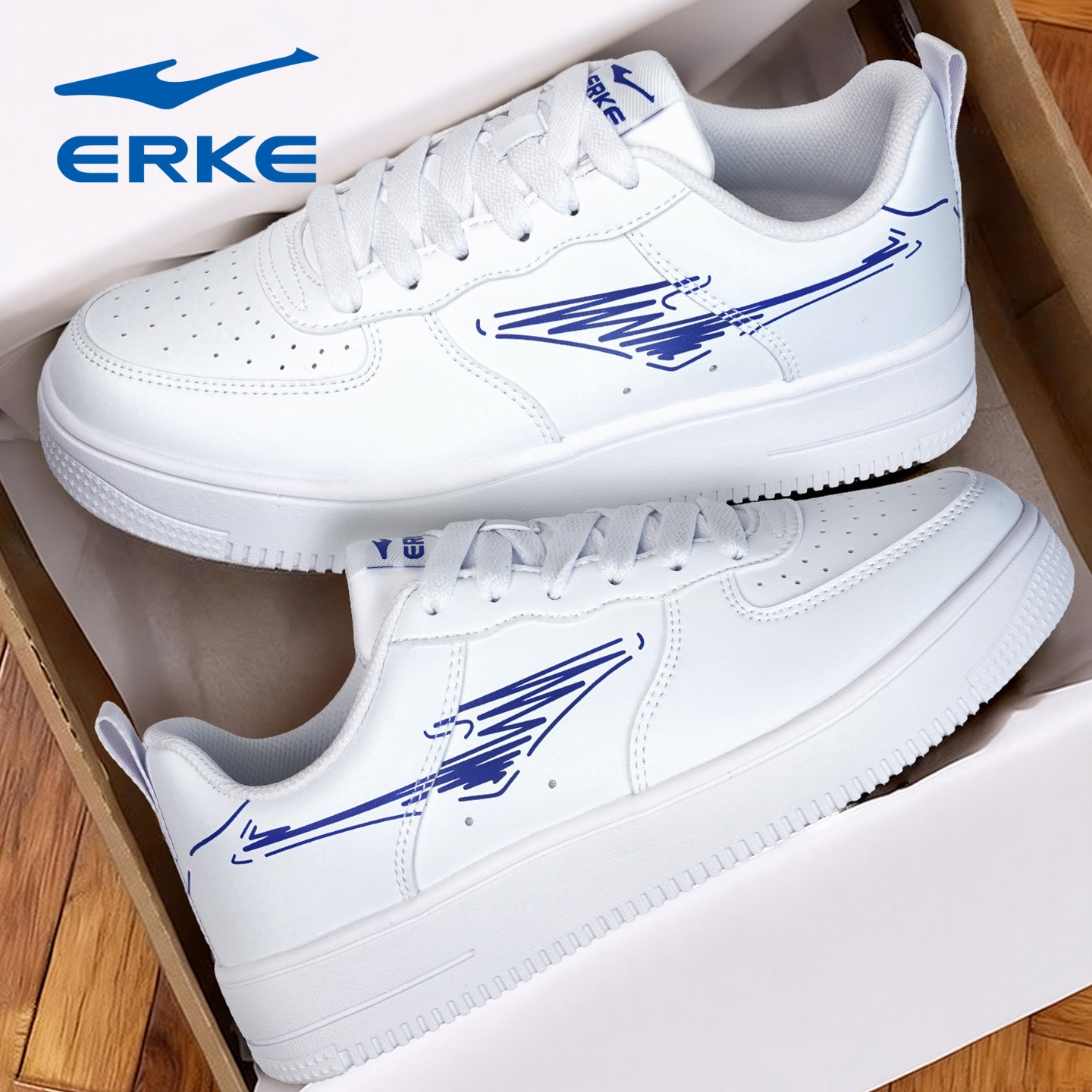 鸿星尔克男鞋2026春季新款厚底正品板鞋轻便运动鞋男士百搭休闲鞋,运动鞋new,板鞋,淘宝优惠券,粉丝福利购,淘宝优惠卷